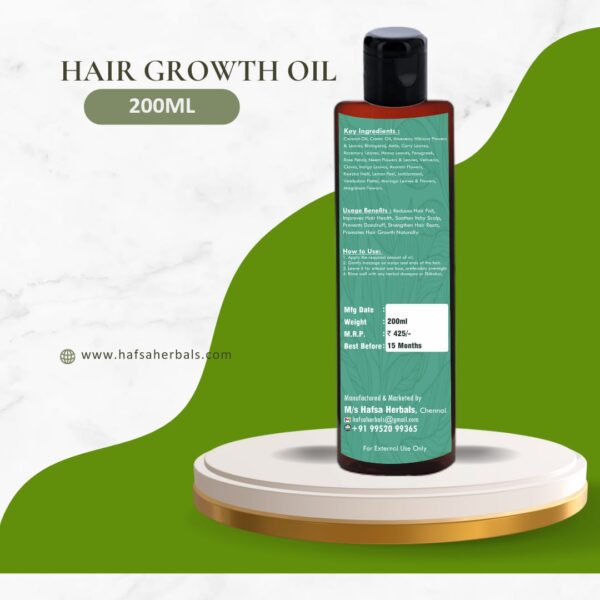 Hair Growth Oil - 200 ML - Image 2