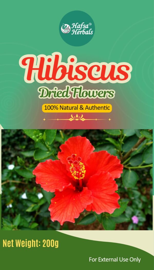 Hibiscus Flowers (Dried)- 200g-Hibiscus Flowers for Hair Growth